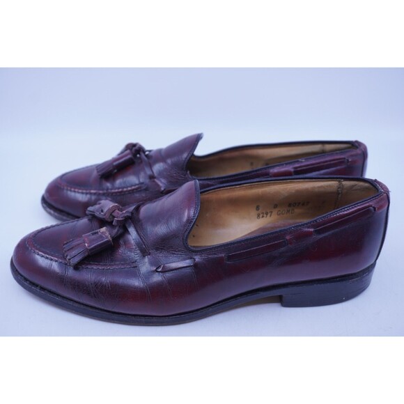 Allen Edmonds Grayson Men's Size 8 Shell Cordovan Tassel Loafer Dress Shoes - Picture 3 of 8